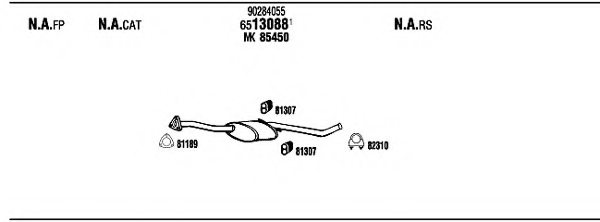 WALKER VHT05485B Exhaust System